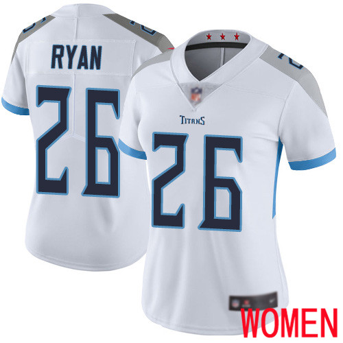 Tennessee Titans Limited White Women Logan Ryan Road Jersey NFL Football #26 Vapor Untouchable->women nfl jersey->Women Jersey